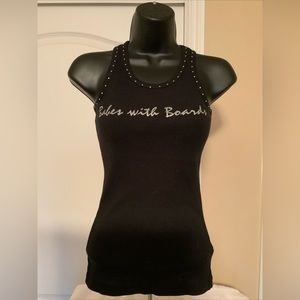 NWT… babes with boards, tank top size small